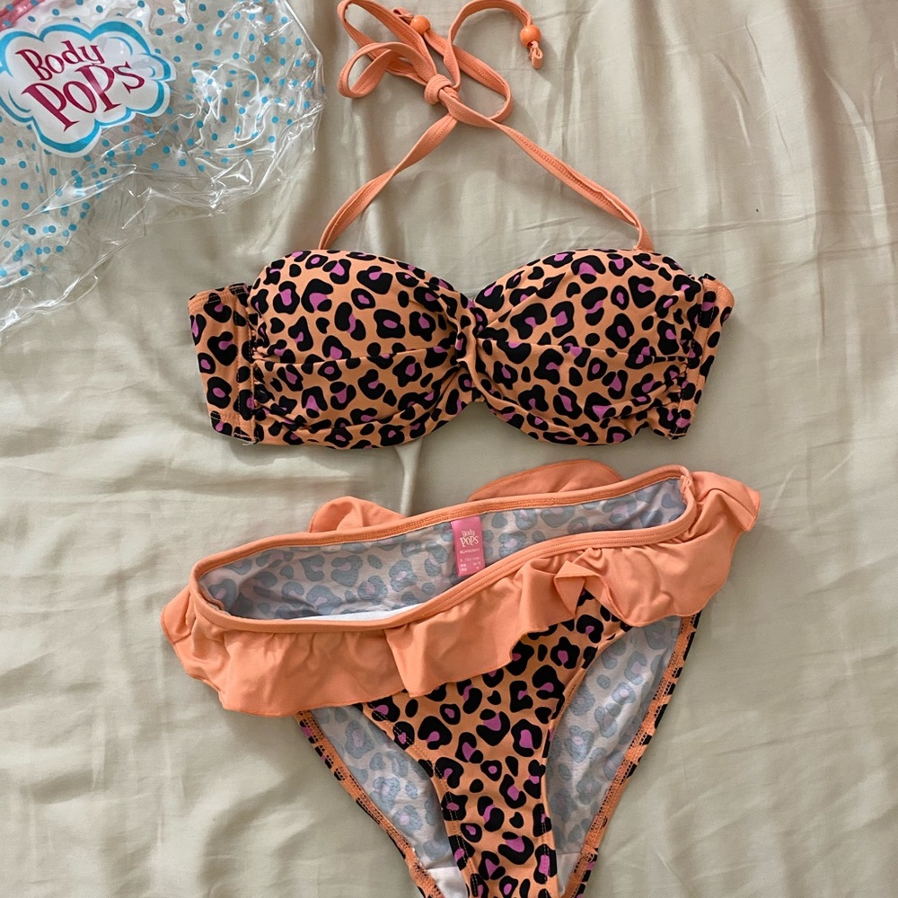 Cute Bikini orange with pattern